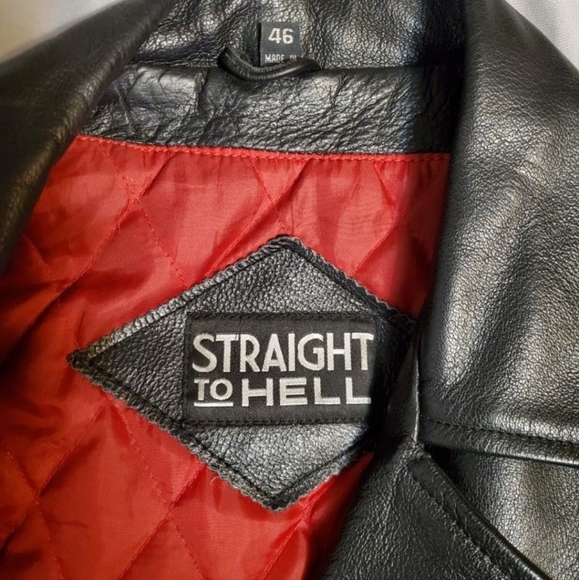 Straight to Hell Defector leather jacket - Picture 3 of 3
